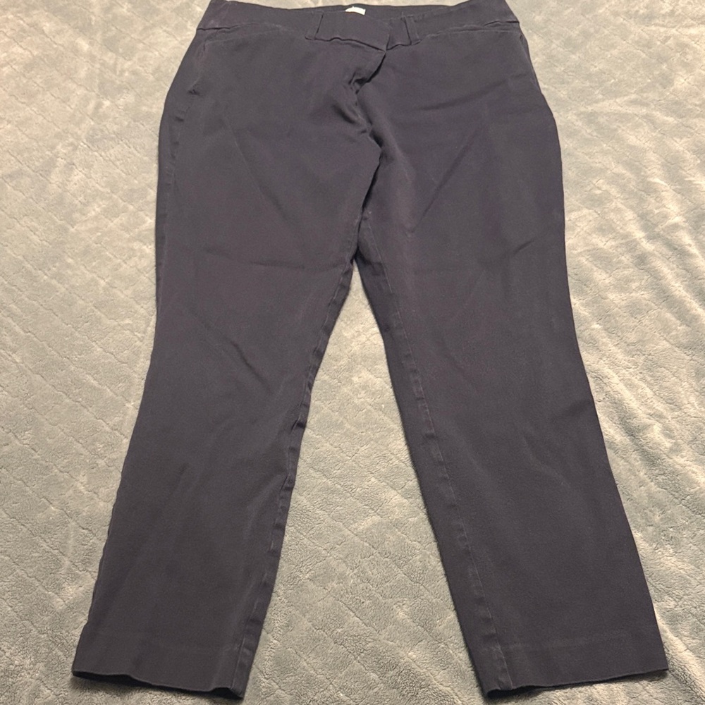 Loft navy Sutton pants